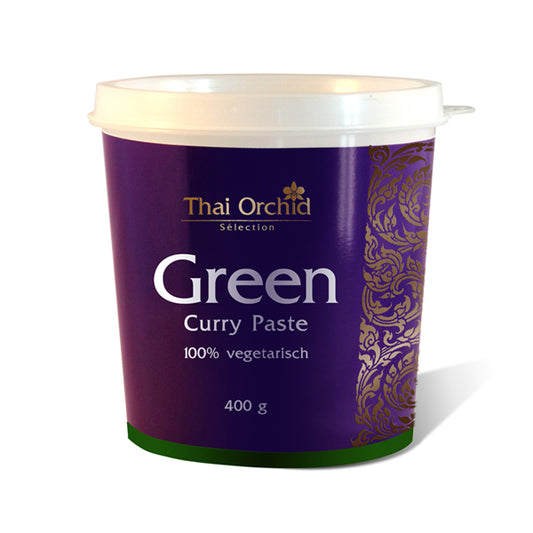 [:de]Grüne Currypaste 400 g.[:en]Green Curry 400 g.[:] image 0