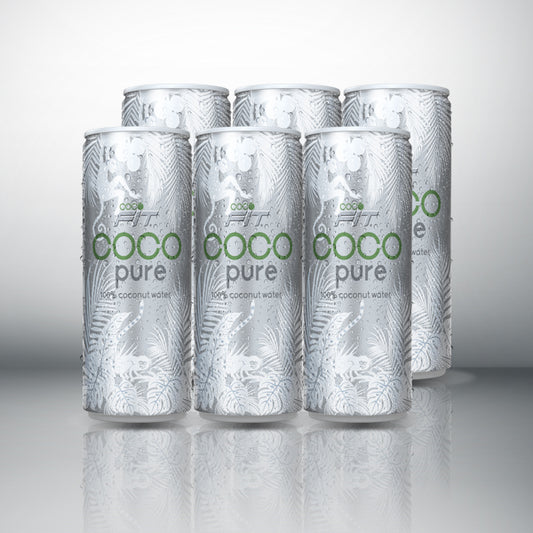 [:de]Cocofit -  100% KOKOSNUSSWASSER in can 330ml. x 6 pcs[:en]Cocofit -100% coconut water in can 330ml. x 6 pcs[:] image 0