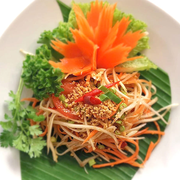 [:de]Gemüsepapaya + Thai Spicy Salatsauce (Somtum set)[:en]Green papaya + Thai spicy salad sauce {Somtum set}[:] image 1