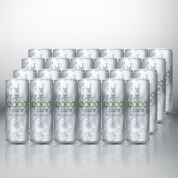 [:de]Cocofit -  100% KOKOSNUSSWASSER in can 330ml. x 24 pcs (carton)[:en]Cocofit -100% coconut water in can 330ml. x 24 pcs[:] image 0
